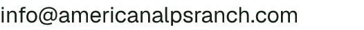 Email address for America Alps Ranch