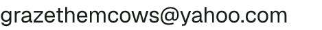 Email address for Azzitshudbe Farm