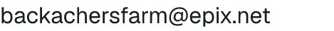 Email address for Back Achers Farm