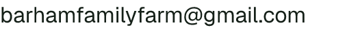 Email address for Barham Family Farm