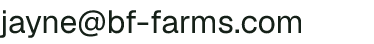 Email address for Benkendorf Family Farms (BF Farms)