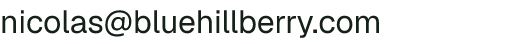 Email address for Blue Hill Berry Co.