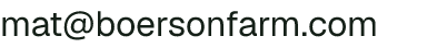 Email address for Boerson Farm