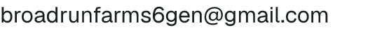 Email address for Broadrun Farms