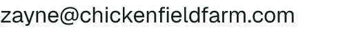 Email address for Chickenfield Farm