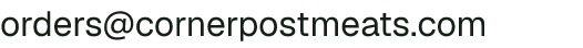Email address for Corner Posts Meats