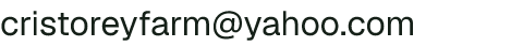 Email address for Cristo Rey Farm