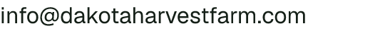 Email address for Dakota Harvest Farm