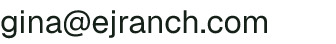 Email address for Everything Jesus! Ranch