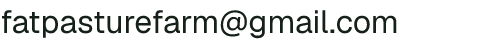 Email address for Fat Pasture Farm