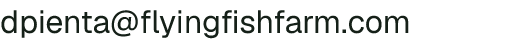 Email address for Flying Fish Farm