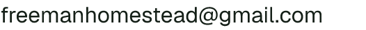 Email address for Freeman Homestead