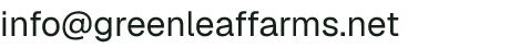 Email address for Green Leaf Farms