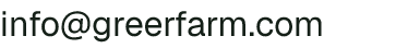 Email address for Greer Farm