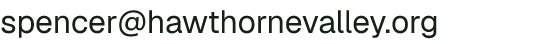 Email address for Hawthorne Valley Farm
