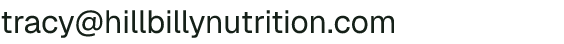 Email address for Hillbilly Nutrition