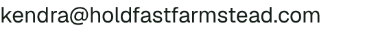 Email address for Holdfast Farmstead