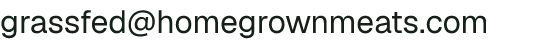 Email address for Homegrown Meats, LLC/Mendenhall Cattle Company