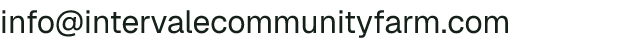 Email address for Intervale Community Farm