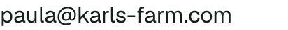 Email address for Karl's Farm