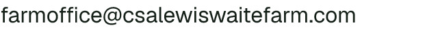 Email address for Lewis Waite Farm