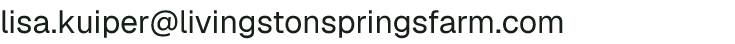 Email address for Livingston Springs Farm