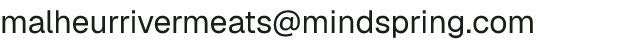 Email address for Malheur River Meats
