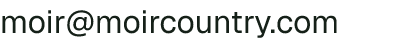 Email address for Moir Country Farm