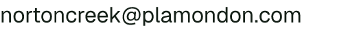 Email address for Norton Creek Farm