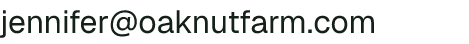 Email address for Oak Nut Farm