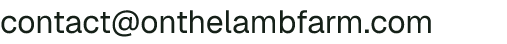 Email address for On The Lamb Farm