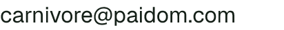 Email address for PaiDom