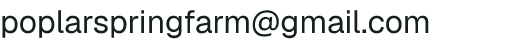 Email address for Poplar Spring Farm