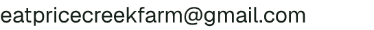 Email address for Price Creek Farm