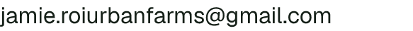 Email address for ROI Urban Farms