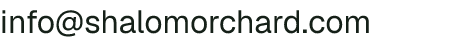 Email address for Shalom Orchard