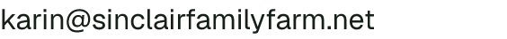 Email address for Sinclair Family Farm