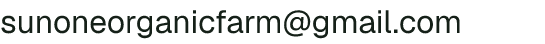 Email address for Sun One Organic Farm