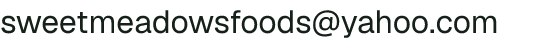 Email address for Sweet Meadows