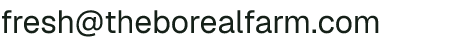 Email address for The Boreal Farm