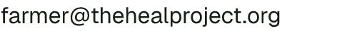 Email address for The Heal Project