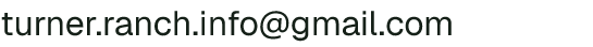 Email address for Turner Grass Fed Beef