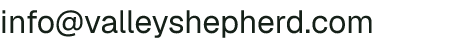 Email address for Valley Shepherd Creamery