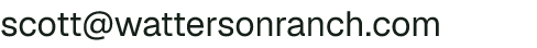 Email address for Waterson Ranch