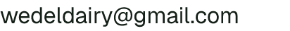 Email address for Wedel Grazing Acres