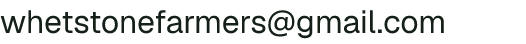 Email address for Whetstone Farm