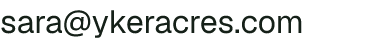 Email address for Yker Acres
