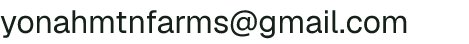 Email address for Yonah Mountain Farms